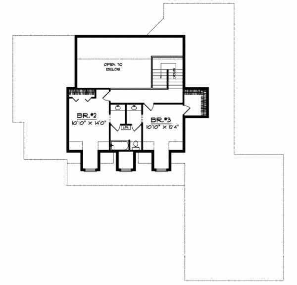 Upper/Second Floor Plan: 7-492