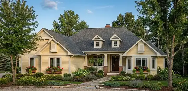 Traditional house plans 7-493 - front exterior, 3,715 sq ft, 3 bed, 2 bath house plans | Monster House Plans