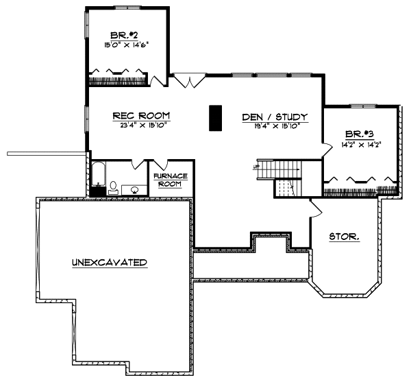 Lower Floor Plan: 7-493