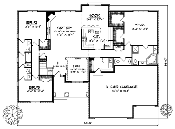 Main Floor Plan: 7-494