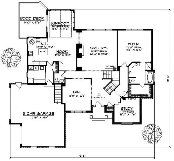Main Floor Plan: 7-496