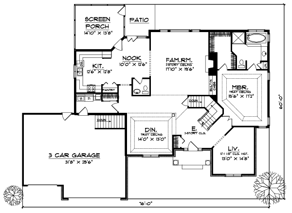 Main Floor Plan: 7-498
