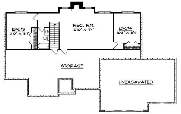 Lower Floor Plan: 7-500