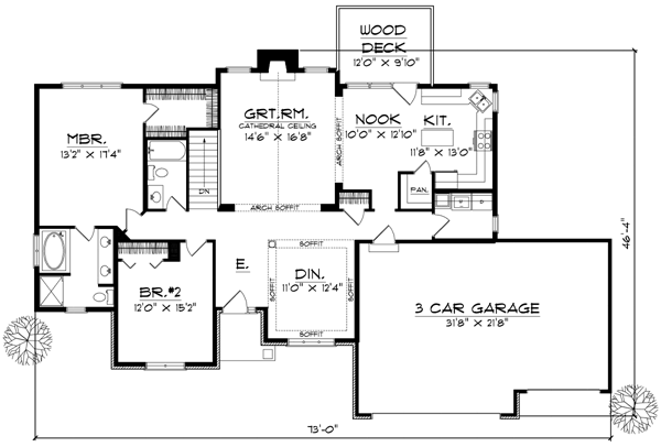 Main Floor Plan: 7-500