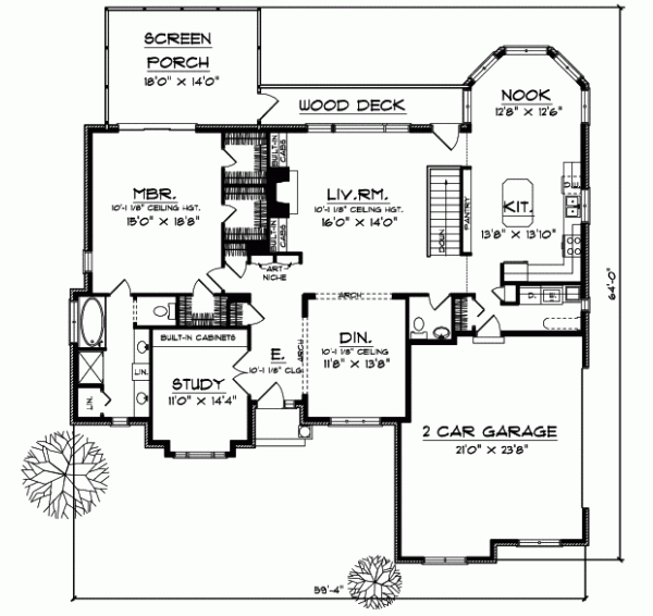 Main Floor Plan: 7-501
