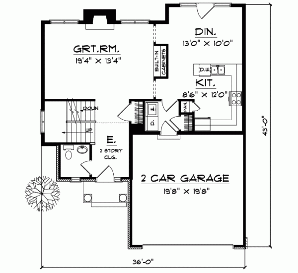 Main Floor Plan: 7-502