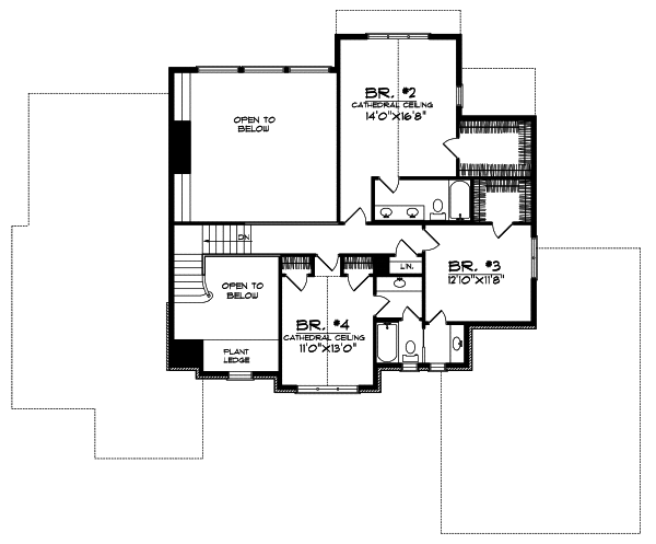 Upper/Second Floor Plan: 7-505