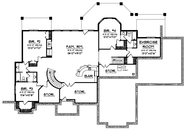 Lower Floor Plan: 7-506
