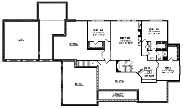 Lower Floor Plan: 7-508