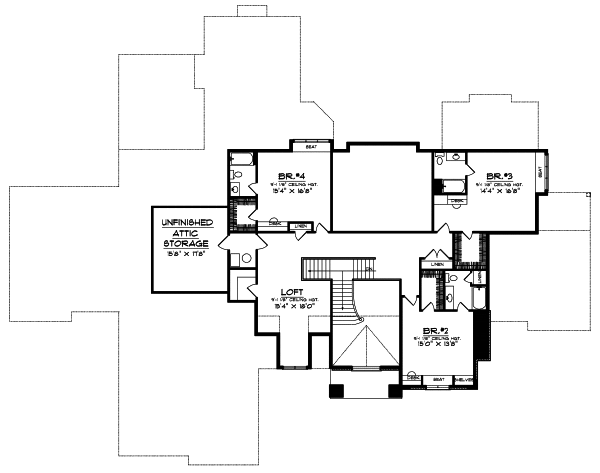 Upper/Second Floor Plan: 7-509
