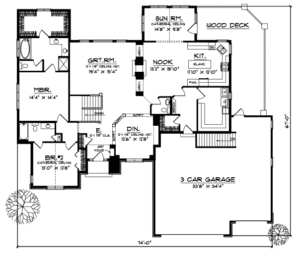Main Floor Plan: 7-511