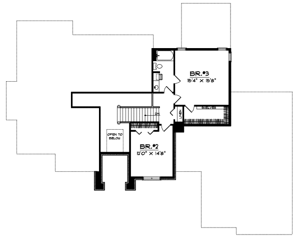 Upper/Second Floor Plan: 7-512