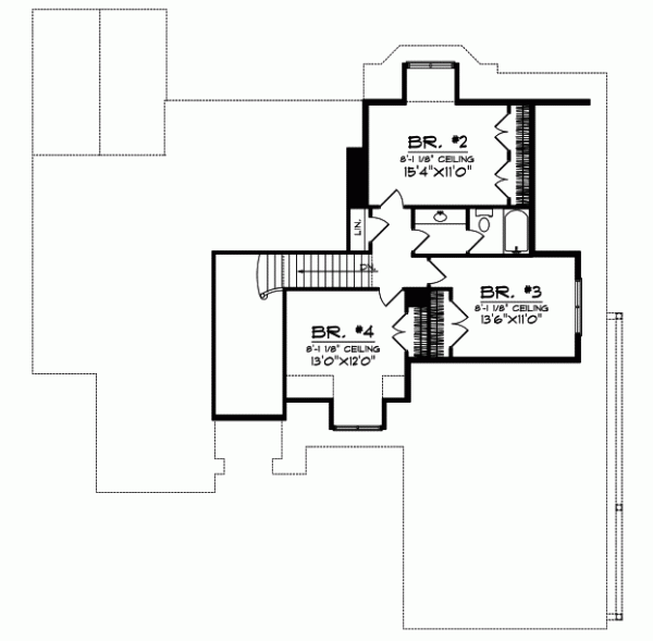 Upper/Second Floor Plan: 7-515