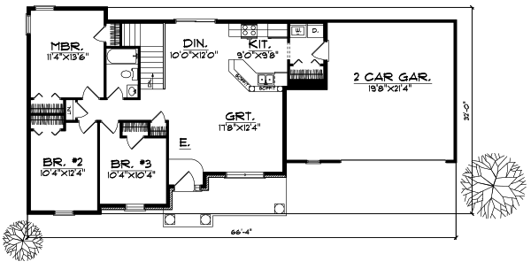 Main Floor Plan: 7-516