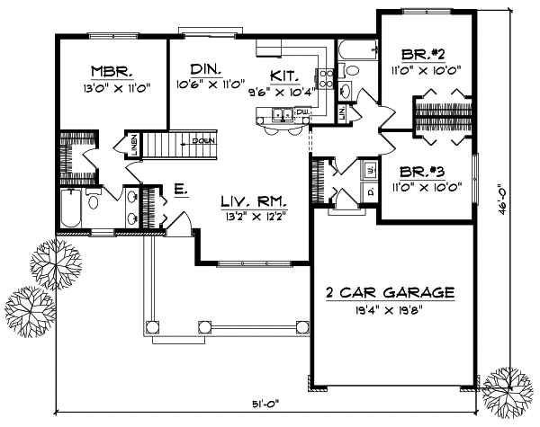 Main Floor Plan: 7-517