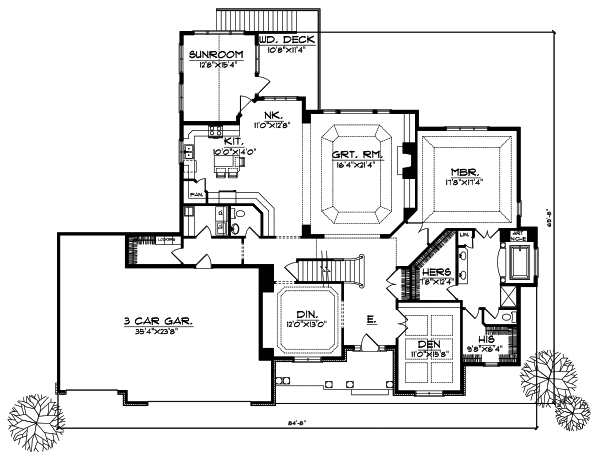 Main Floor Plan: 7-519
