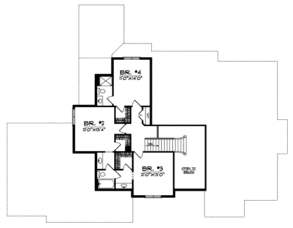 Upper/Second Floor Plan: 7-519