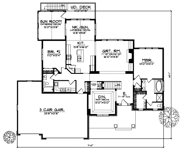 Main Floor Plan: 7-521