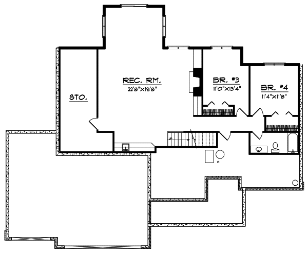 Lower Floor Plan: 7-522