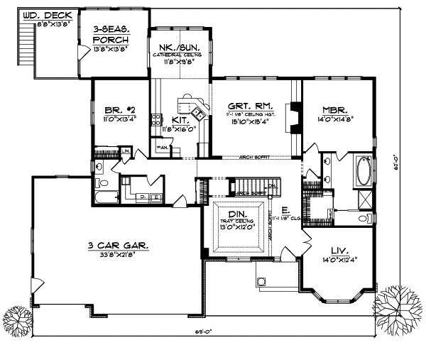 Main Floor Plan: 7-524