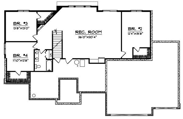 Lower Floor Plan: 7-526