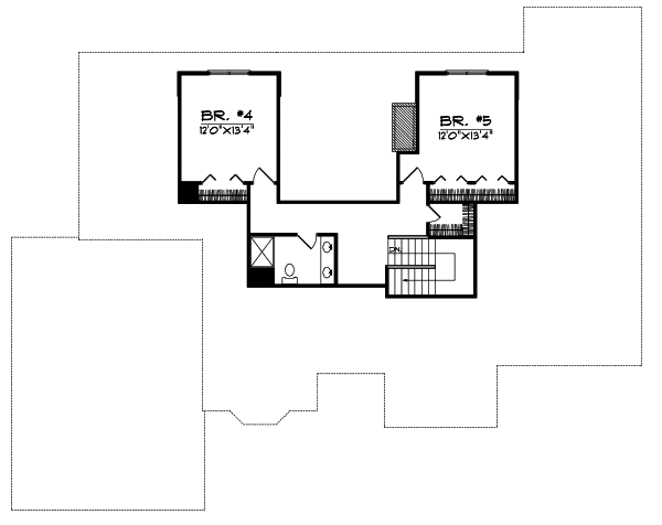 Upper/Second Floor Plan: 7-529