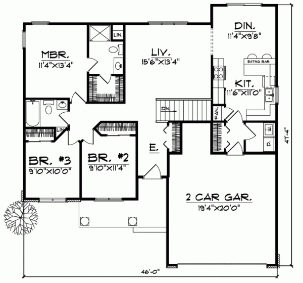 Main Floor Plan: 7-533