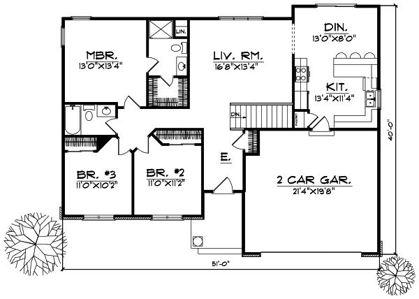 Main Floor Plan: 7-534