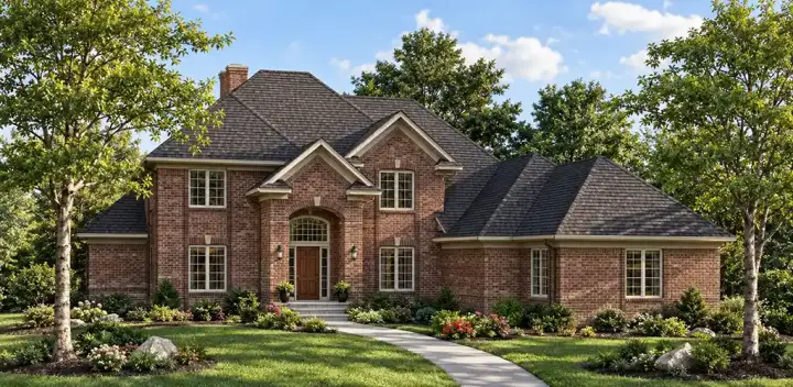 Traditional house plans 7-536 - front exterior, 2,927 sq ft, 4 bed, 3 bath house plans | Monster House Plans