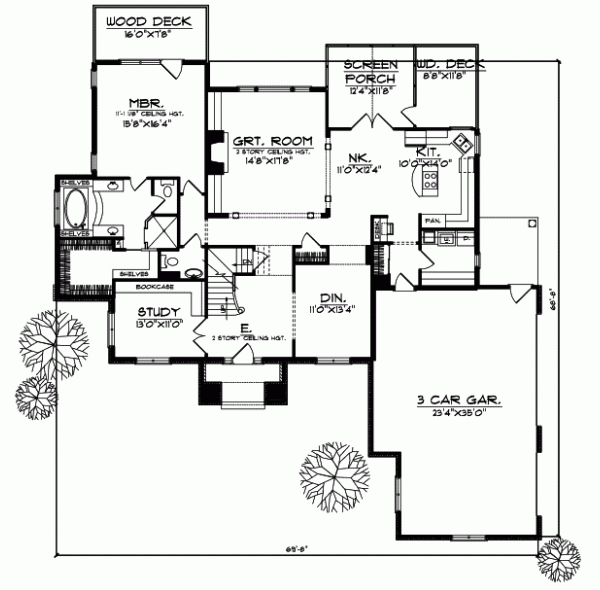 Main Floor Plan: 7-536
