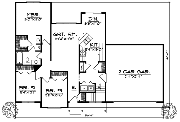 Main Floor Plan: 7-537