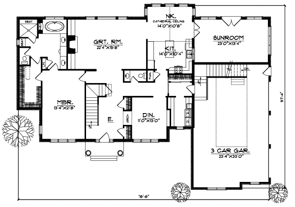 Main Floor Plan: 7-538