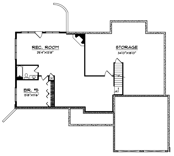 Lower Floor Plan: 7-544