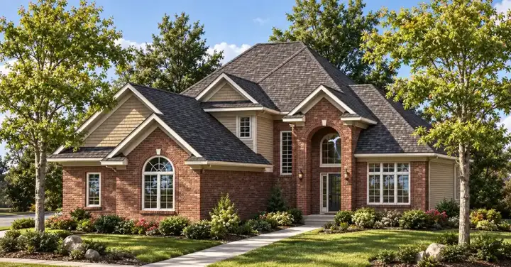 Traditional house plans 7-547 - front exterior, 2,472 sq ft, 3 bed, 2 bath house plans | Monster House Plans