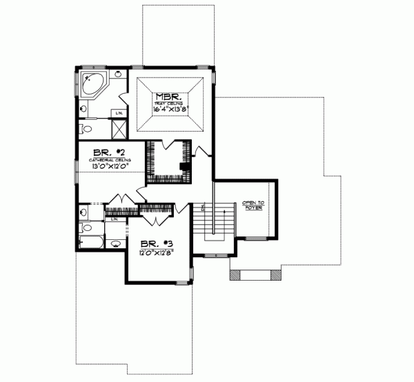 Upper/Second Floor Plan: 7-547
