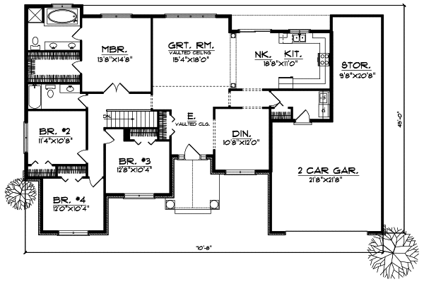 Main Floor Plan: 7-550