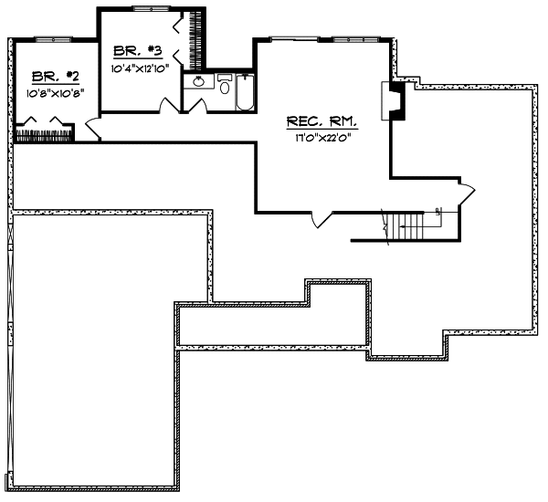 Lower Floor Plan: 7-551