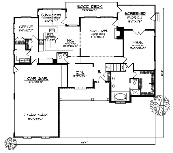 Main Floor Plan: 7-551