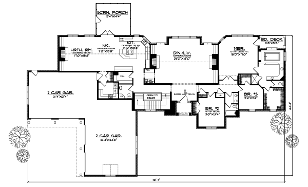 Main Floor Plan: 7-555