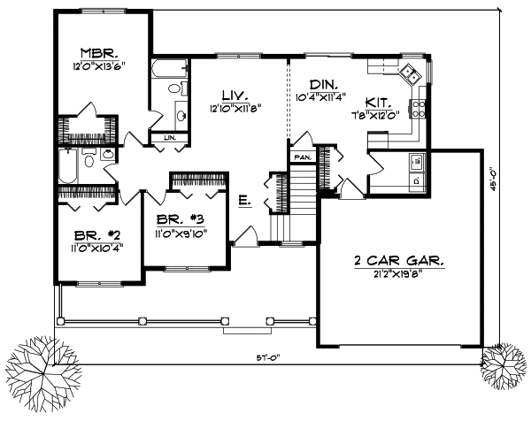 Main Floor Plan: 7-556