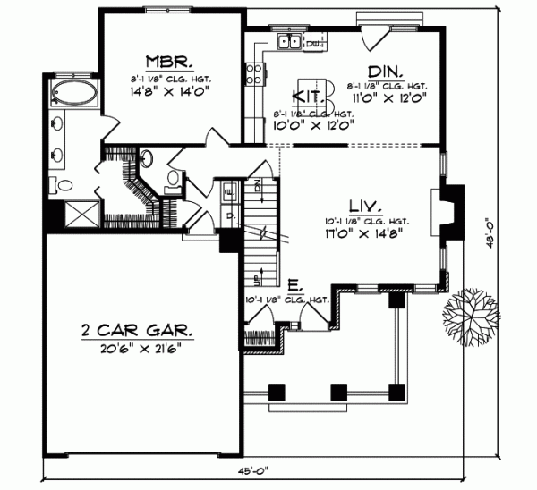 Main Floor Plan: 7-557