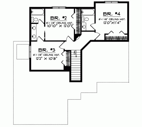 Upper/Second Floor Plan: 7-557