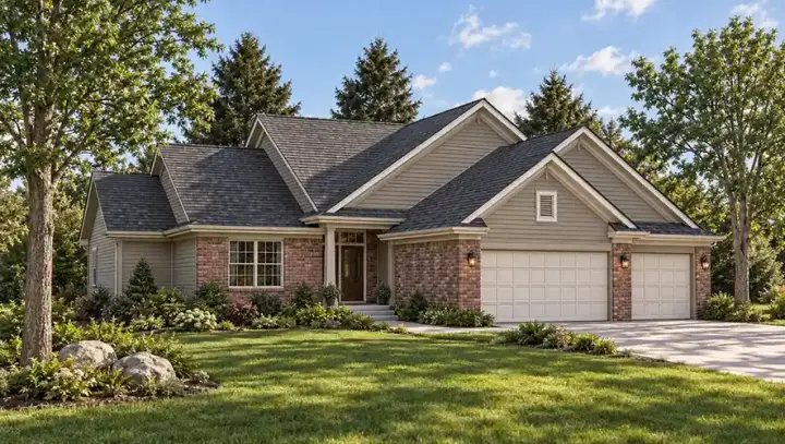 Traditional house plans 7-563 - front exterior, 1,982 sq ft, 5 bed, 3 bath house plans | Monster House Plans