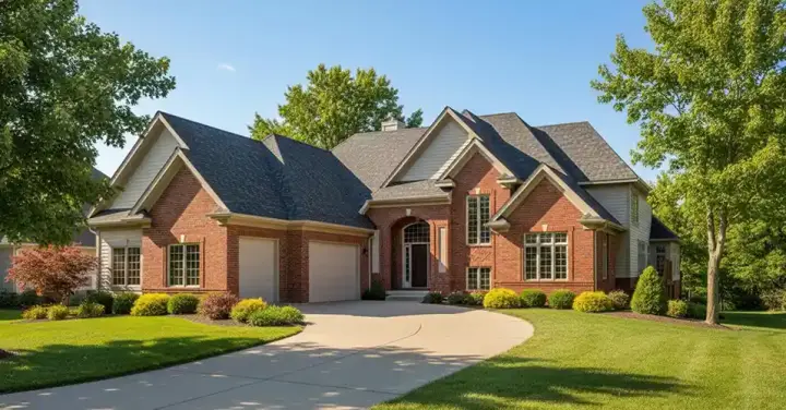 Traditional house plans 7-564 - front exterior, 3,800 sq ft, 4 bed, 3 bath house plans | Monster House Plans