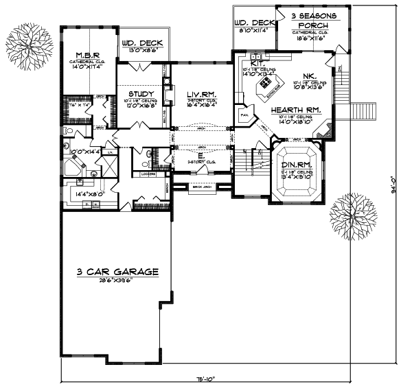 Main Floor Plan: 7-564