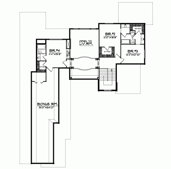 Upper/Second Floor Plan: 7-564