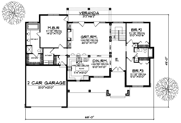 Main Floor Plan: 7-566