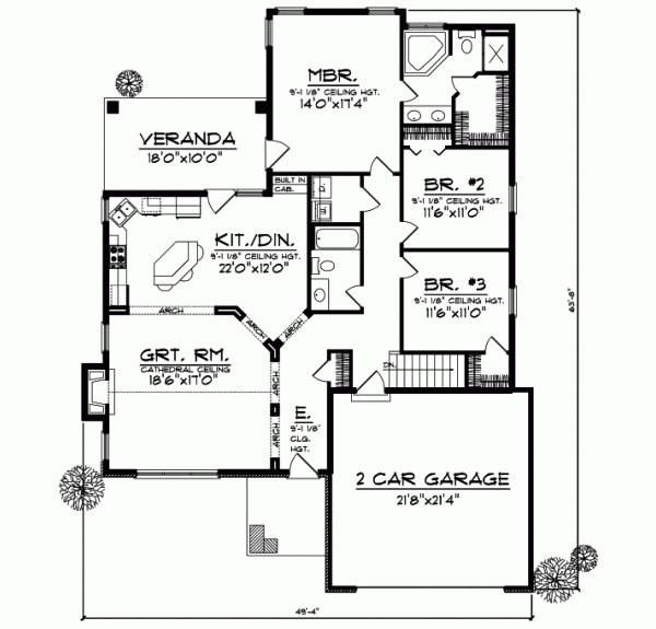 Main Floor Plan: 7-567