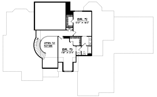 Upper/Second Floor Plan: 7-568