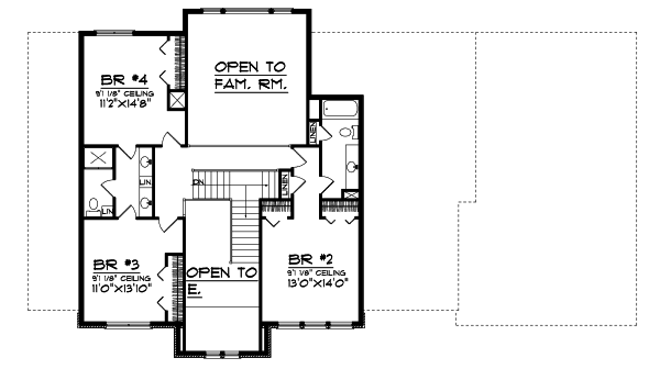 Upper/Second Floor Plan: 7-570